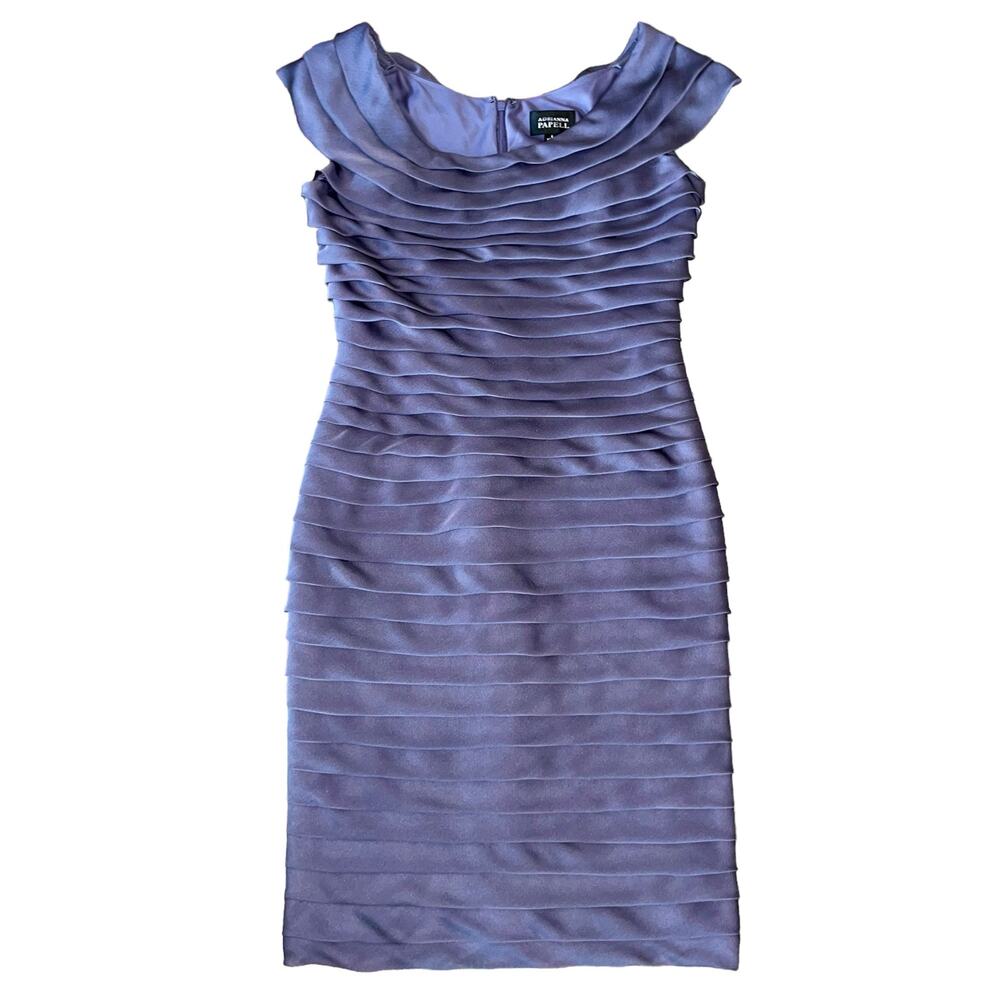 Adrianna Papell Dress Sheath Chiffon